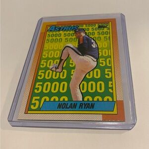 Nolan Ryan 1990 Topps Baseball Card # 4 * The Astros Years (1980-1988)* Vintage
